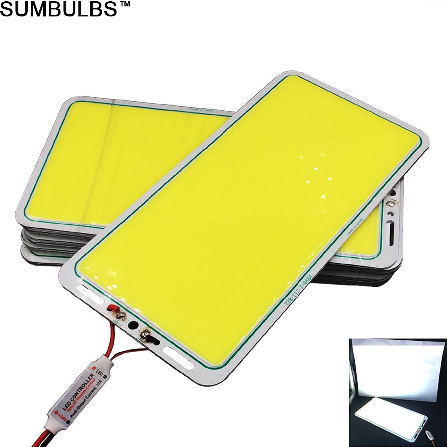 [Sumbulbs] Ultrahelle 70W Flip LED COB Chip Panel Licht 12V DC Angelrutenlampe Kaltweiß für Outdoor Camping Beleuchtung Glühbirne