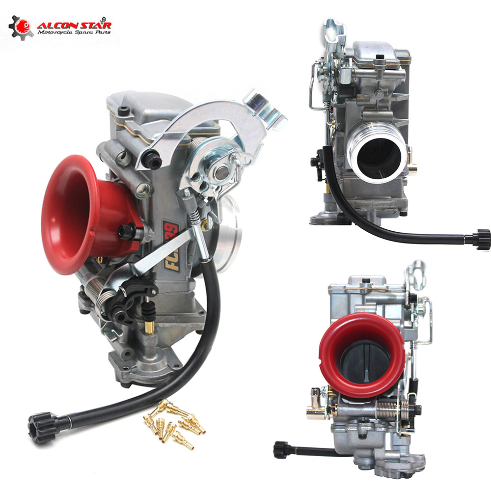 Carburateur Alconstar-RACING FCR 28 33 35 37 38 39 40 41mm carburateur coulissant plat pour 300cc-650cc ATV Quad Dirt Bike UTV