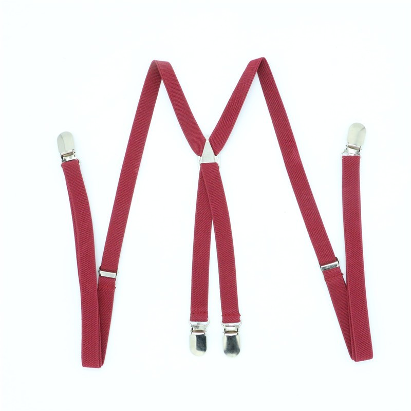 1.5cm szerokość Metal X Back Suspensorio Classic 4 klipsy wysokie elastyczne biznesowe solidne męskie spodnie szelki Brace mąż ojciec