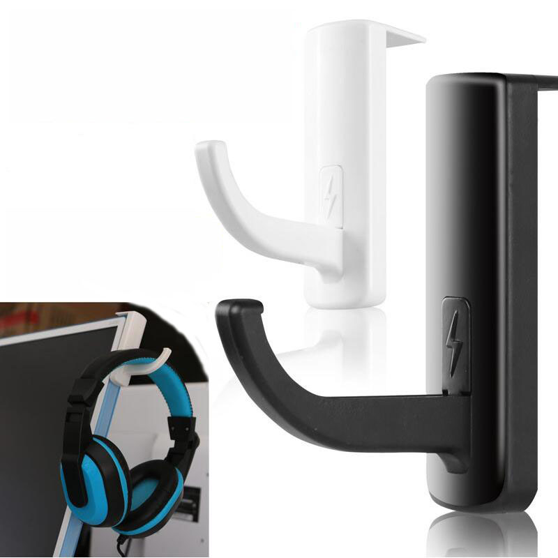 Soporte para auriculares, colgador de pared para Monitor de PC, accesorios duraderos para auriculares, colgador para auriculares, soporte para Monitor de PC, 2 colores