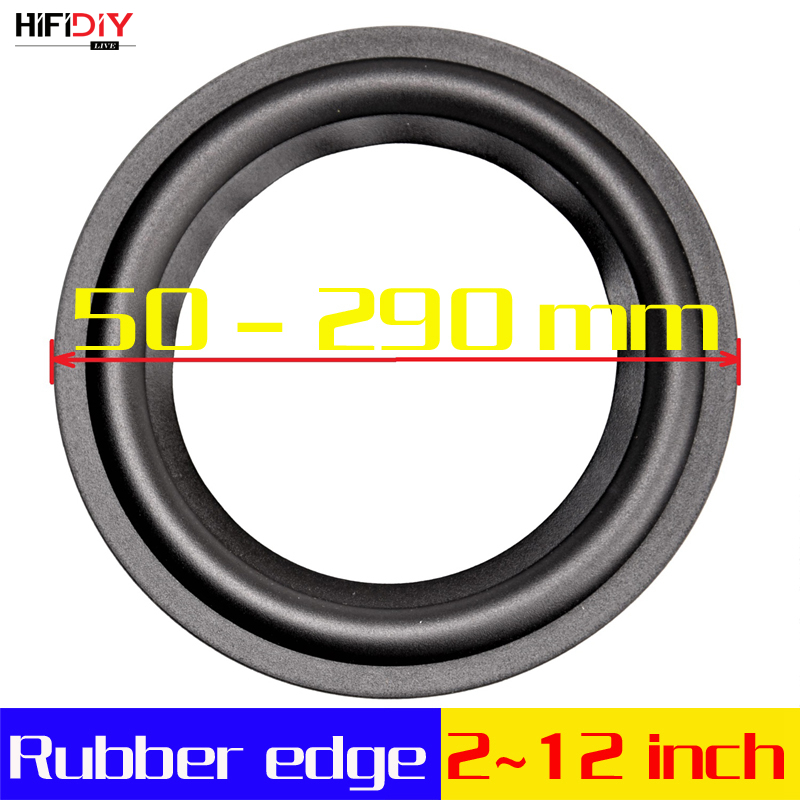 HIFIDIY LIVE - Anillo de Repuesto de Goma para Altavoz Woofer de 4-12 Pulgadas (100~300mm) 4 5 6.5 7 8 10 12