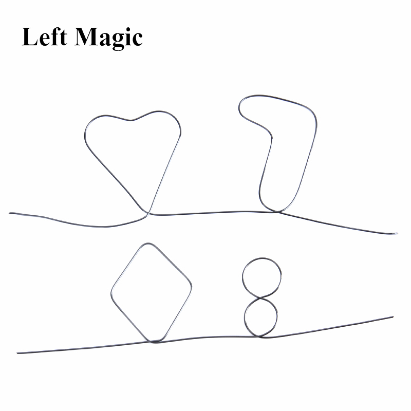 1 Chiếc Bán Sihir Nhớ Dây Kim Loại Lửa Dự Đoán Trái Tim 7 Trò Ảo Thuật Magic Show Cận Sát Phép Thuật Ảo Ảnh 82060