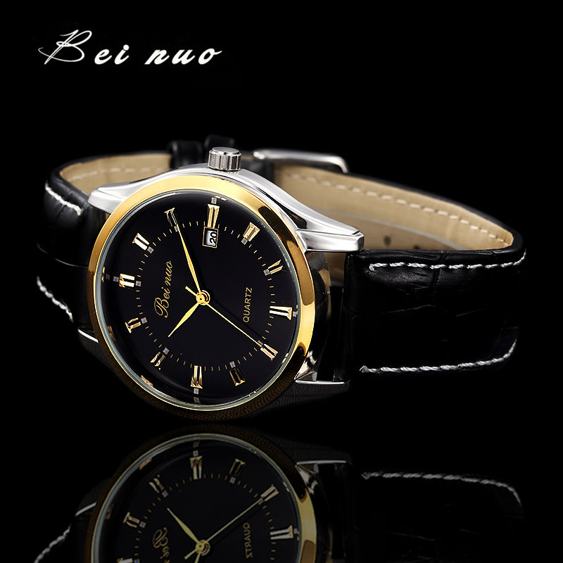 Bei Nuo Top Marca de Luxo Homens Relógios 2025 Relógios Esportivos de Quartzo para Homens Relógio de Pulso Data Relógio de Negócios Masculino Reloj Hombre