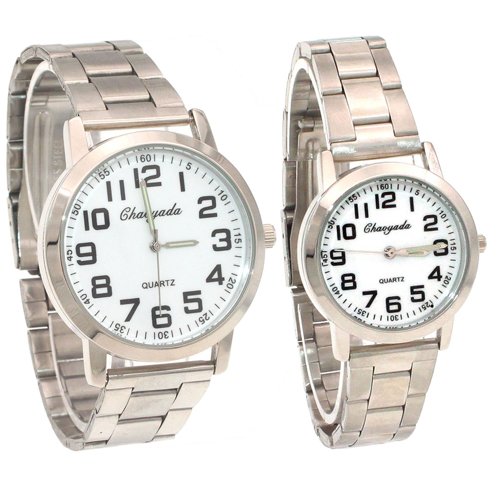 Marca de luxo amante relógios quartzo simples clássicos relógio feminino masculino relógio de pulso casais relojes hombre 2019 elástico