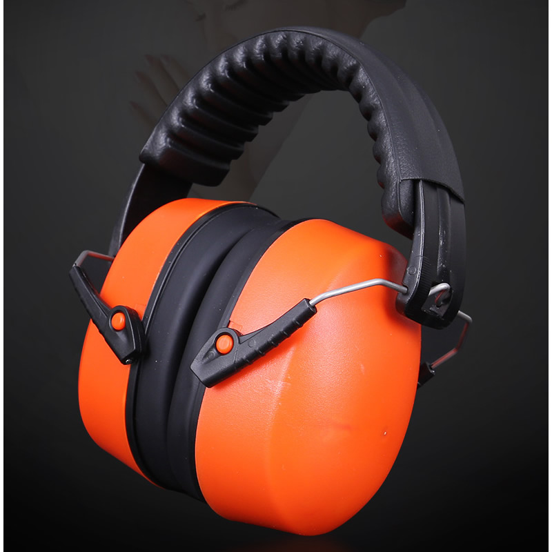 Orejera de seguridad antiruido, Protector auditivo ajustable sobre la cabeza de SNR-35dB para trabajo, estudio, tiro, batería, protección auditiva