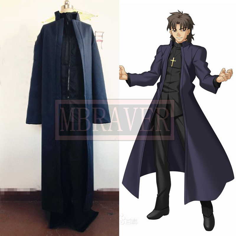 Kostum Cosplay Fate/Stay Night Fate/Zero Kirei Kotomy Set Lengkap Semua Ukuran