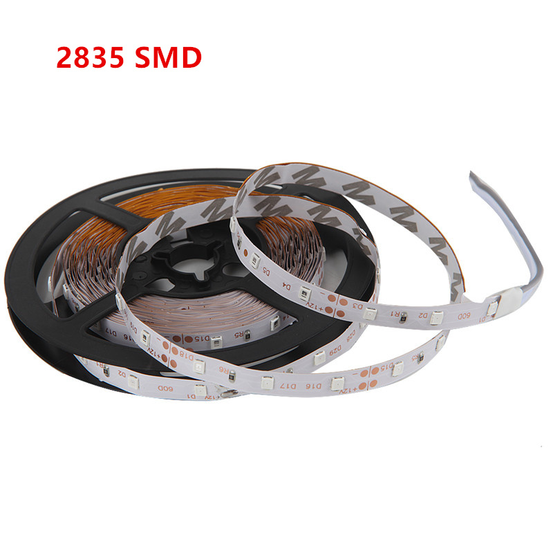 Tira de luces LED Flexible, cinta de diodo, blanco frío cálido, rojo, verde, azul, amarillo, IP20 3528, 300LED, 60LED/M, 5 m/rollo