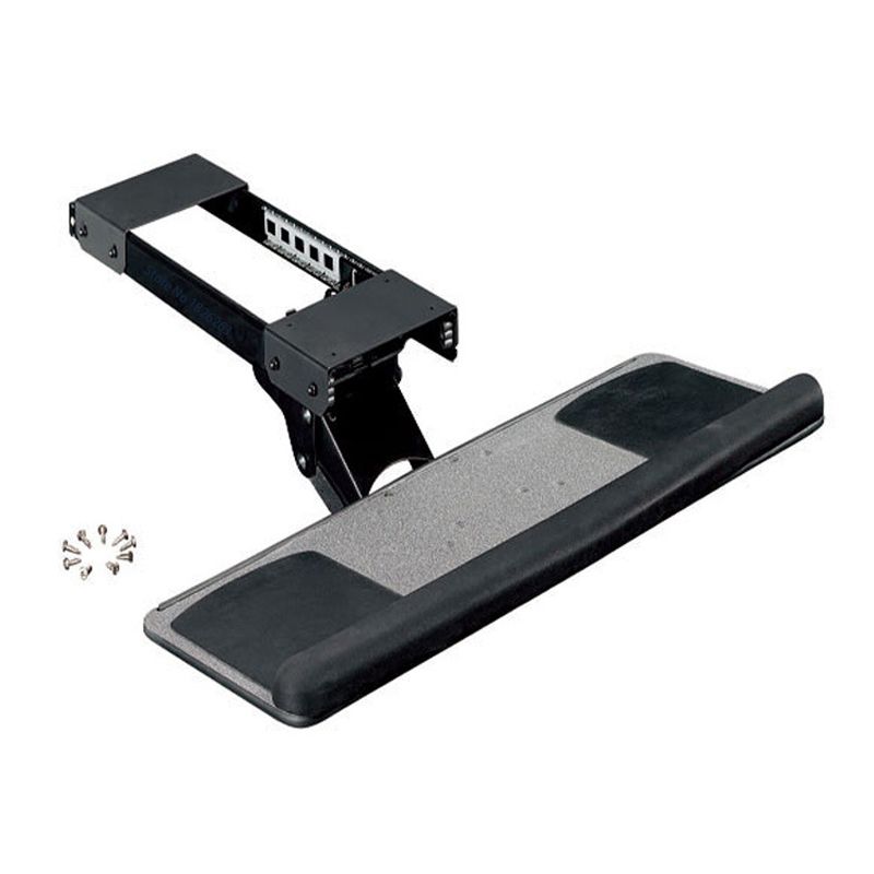 Soporte para teclado con reposamuñecas, ergonómico, deslizante, inclinable, tamaño XL, con dos alfombrillas para ratón, para escritorio de ordenador, bandeja para teclado, LK06AD