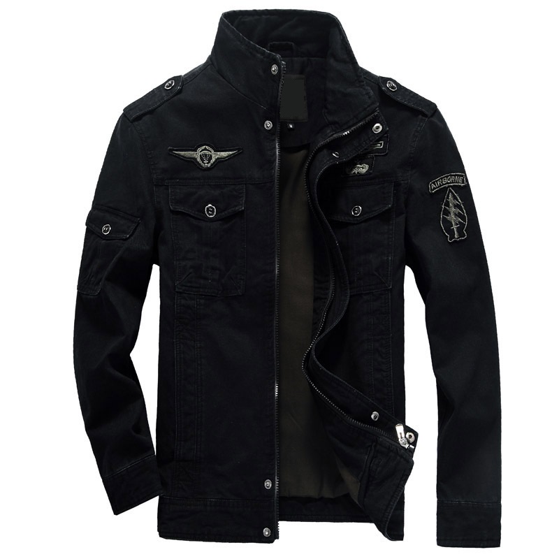 6XL Herrenjacke Jeans Militär Armee Soldat Oberbekleidung Baumwolle Männliche Markenkleidung 2026 Frühling Herbst Herren Bomberjacken