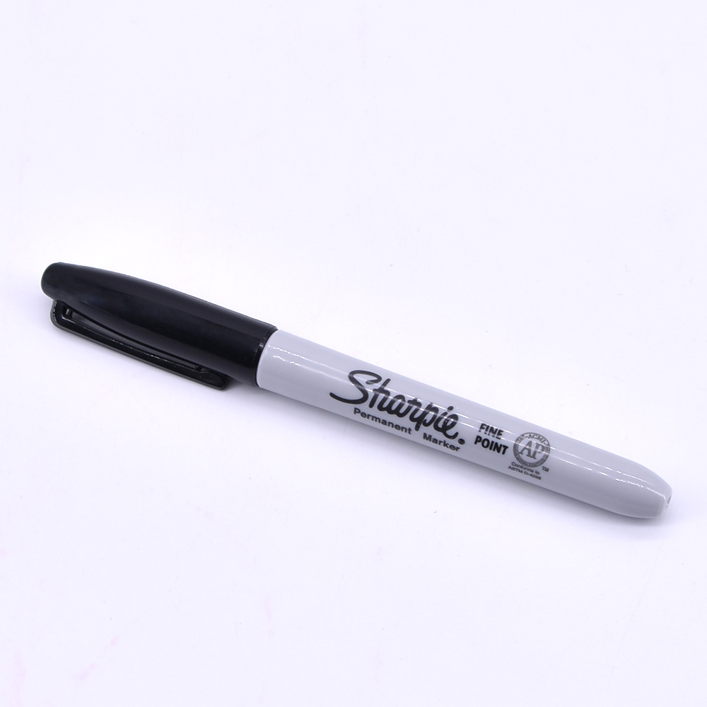 1 шт., ручка Sharpie, обычная ручка, не ручка для трюков, черный маркер для фокусника, волшебные аксессуары, аксессуары для трюков крупным планом
