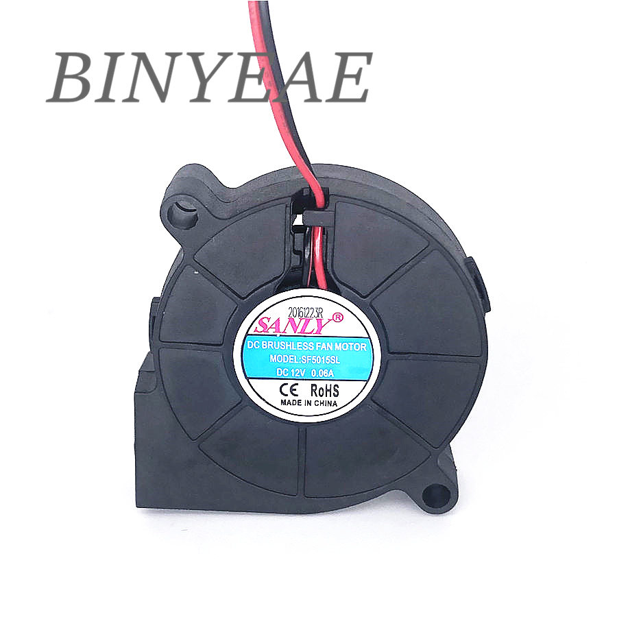 SANLY SF5015SL SF5015SM 12V 0,06A 0,08A 5cm 5015 50x50x15mm Ventilador industrial para umidificador Ventilador de resfriamento de servidor 2PIN