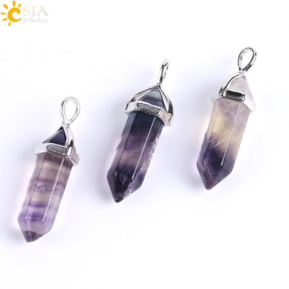 CSAlbanFluorite-Colliers Citroprésidence pour Femme, PmotSuspension, Quartz, Pierre Précieuse Naturelle, Collier Hexagonal, Guérison Reiki, G954