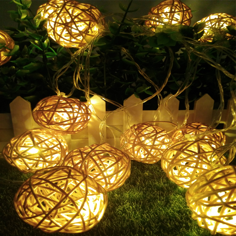 Kết Nối Được 5Cm Mây Bóng Giáng Sinh Led Dây Đèn Trang Trí Cổ Tích Đèn Vòng Hoa Đèn 5M Đèn Led 20 Bóng Trong Nhà Đảng nhà Cưới