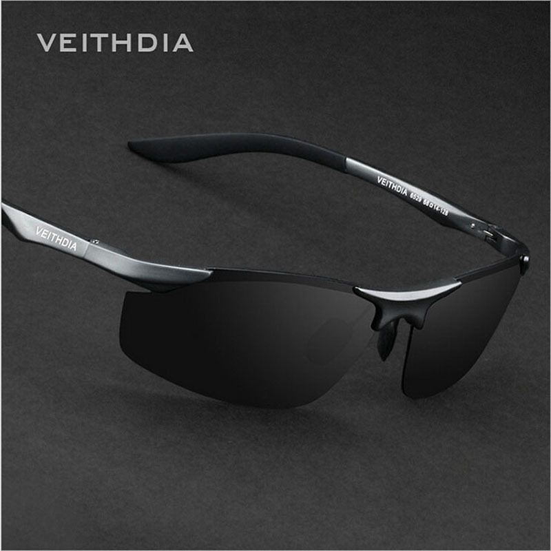 VEITHDIA lunettes de soleil en plein air marque aluminium magnésium conduite cyclisme polarisé hommes lunettes lunettes mâle lunettes de soleil UV400 6529