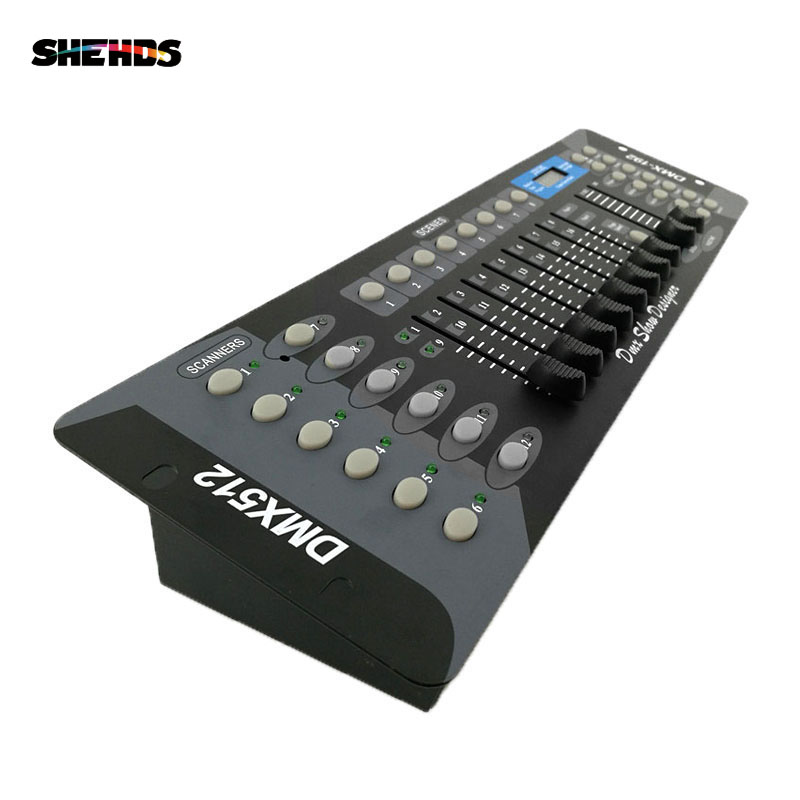 SHEHDS DMX Console 192 Controller mit 192 Kanälen für DMX 512 Konsolen-Bühnenbeleuchtung