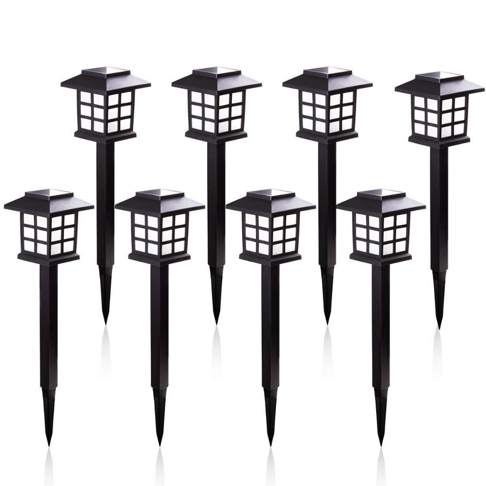 Luces Led solares para caminos, lámpara Solar impermeable para exteriores, para jardín, paisaje, patio, entrada, iluminación de pasarela, 2/6/8 Uds.