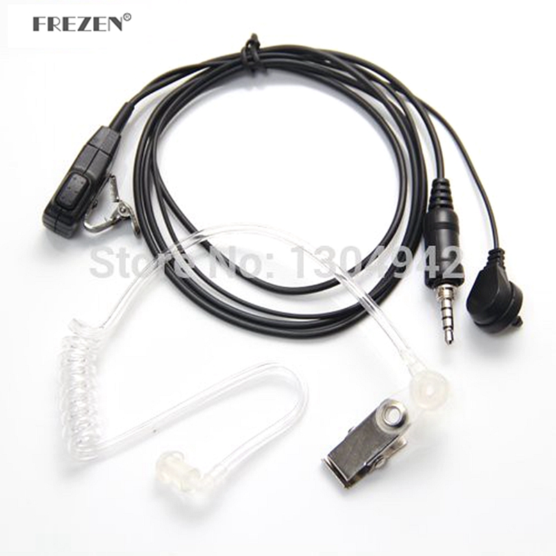 Скрытый акустический трубный наушник, гарнитура для Yaesu Vertex VX-6R 7R 6E 7E 120 127 170 177, двухстороннее радио
