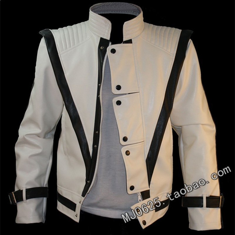 Michael White concerto Lether Jaqueta, Representador, Outwear, Punk, Vocal, Halloween