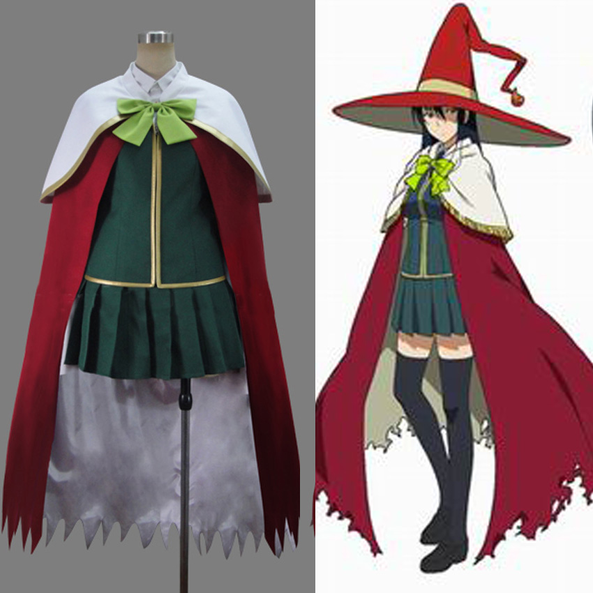 Kostum Cosplay Ayaka Kagari Karya Kerajinan Penyihir