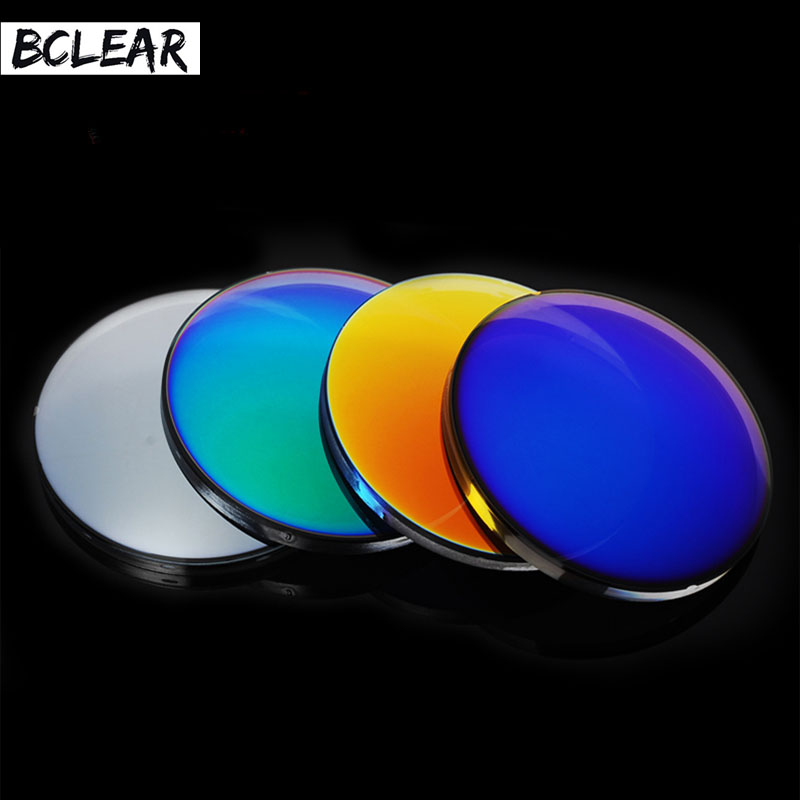 BCLEAR-Lunettes de soleil polarisées colorées, lunettes de soleil de coulée de miroir, lentilles de délinquants, lunettes de myopie de conduite, UV400, mode 1.56