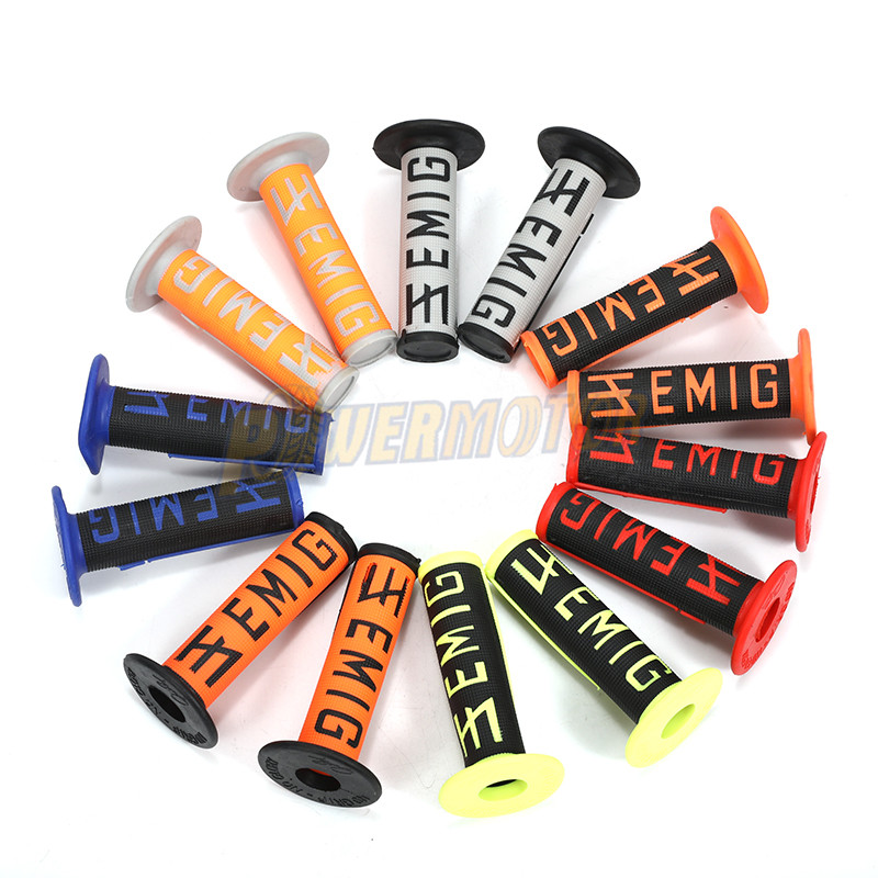 オートバイグリップハンドルハンドルバー 7/8 "ゴム EXC YZF MX EMIG グリップツイストゲル GP ユニバーサルモトクロスアクセサリーピットバイク