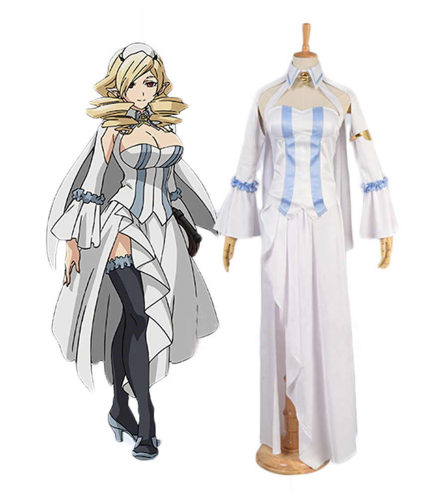 Gaun Tanduk Luld Cosplay Seraph Of The End Horn Kostum Cosplay Luld Owari No Seraph Kostum Cosplay Dibuat Sesuai Pesanan Ukuran