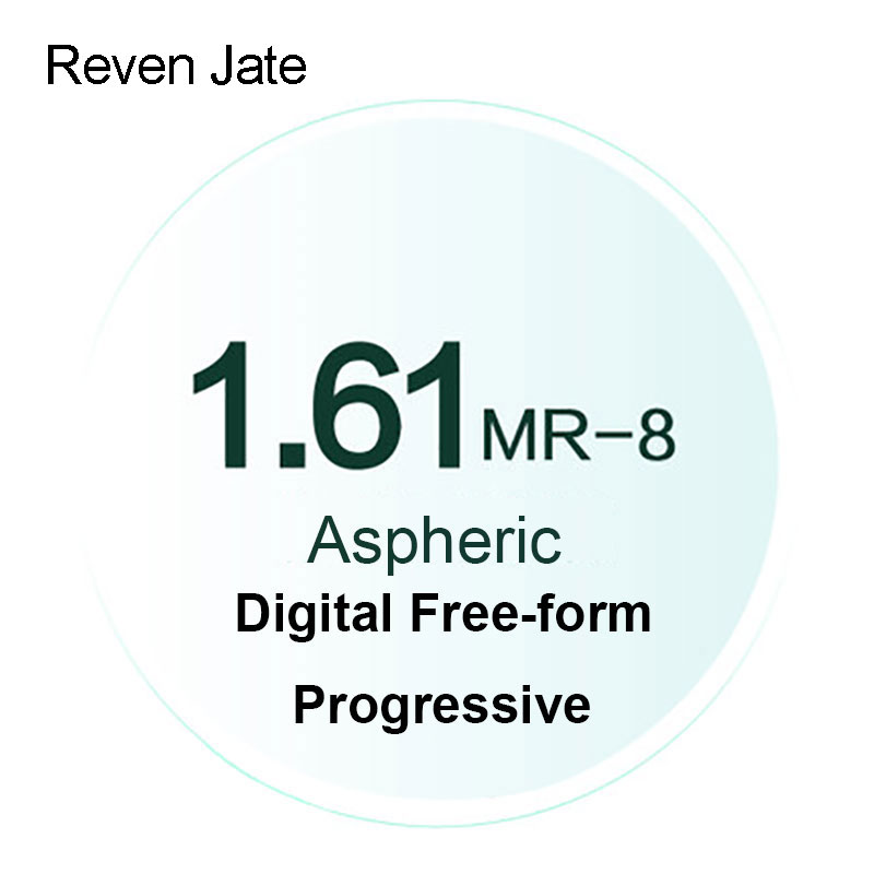 Reven Jate MR-8 cyfrowy Freeform Progressive recepta przyciemniane soczewki asferyczne soczewki UV400 stałe i gradientowe przyciemniane