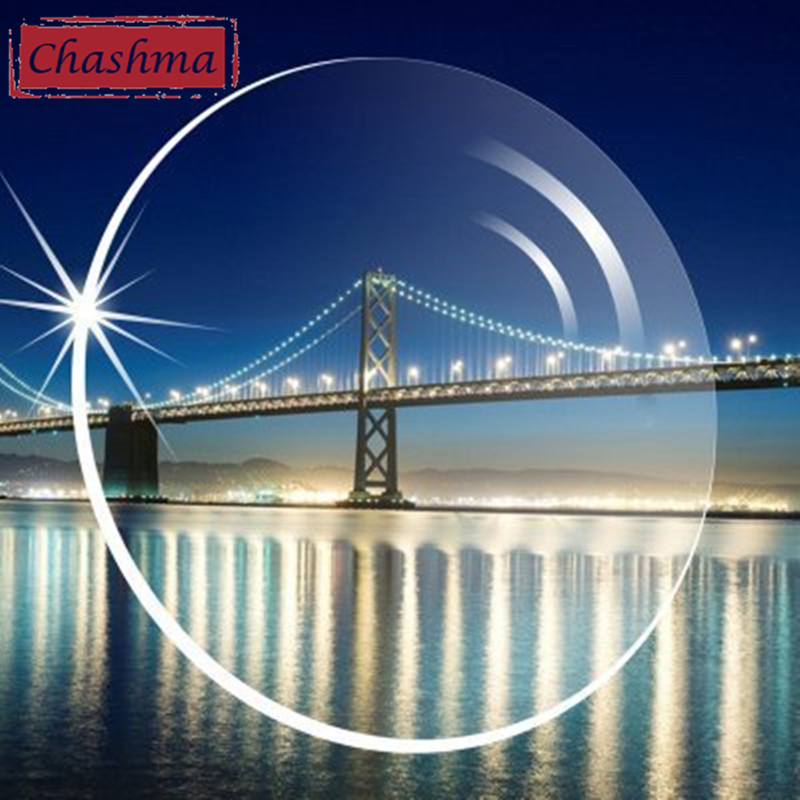 Lensa Progresif Chashma Free Form Indeks 1.61 Lensa Digital Tipis Bifokal Optik Verifokal Jernih Bidang Pandang Luas Multifokal