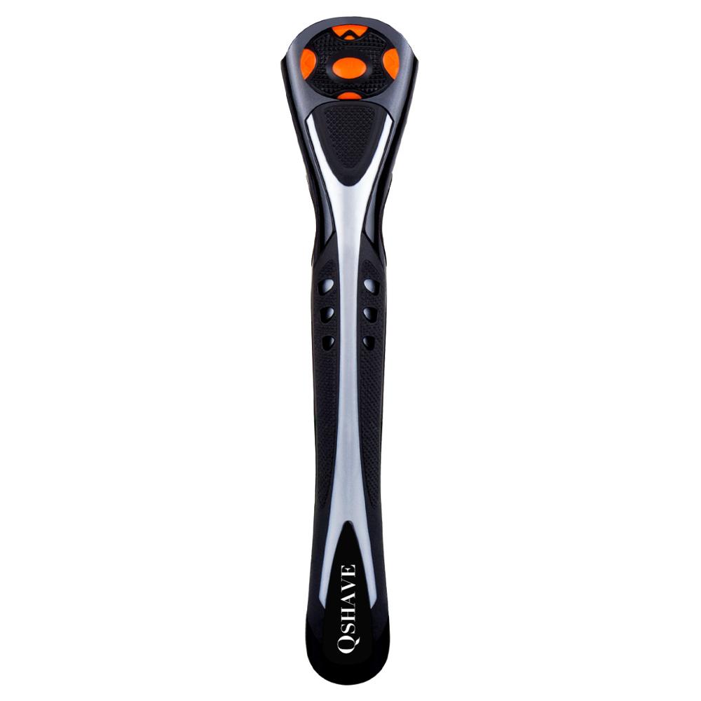 Qshave mango de maquinilla de afeitar Manual Black Spider Man, 1 pieza (solo Mango)