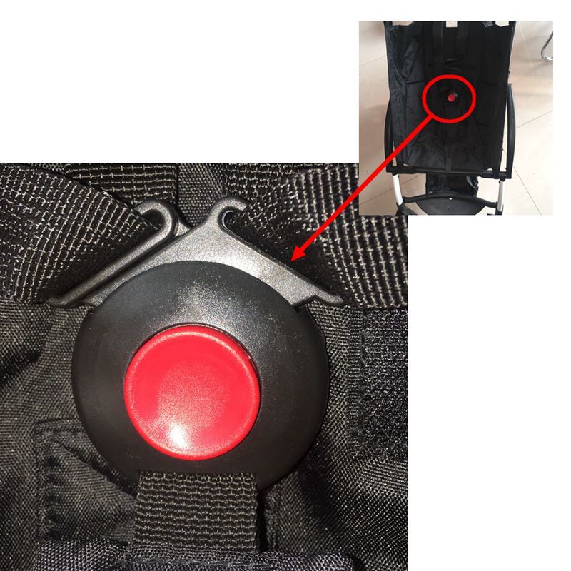Acessórios para carrinho de bebê universal, peças de bloqueio de fivela de assento de segurança e fecho de segurança, fivela de cinto, botão de tração para babyyoya yoyo