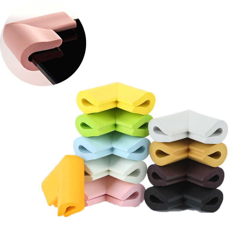 Protetor de canto de mesa de vidro em forma de u proteção essencial para crianças cantos de design grosso guardas de borda de segurança do bebê atacado