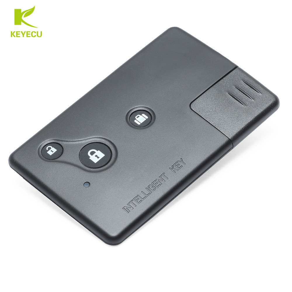 Capa de Chave Inteligente KEYECU com 3 Botões para Nissan Teana (Modelo Antigo) com Chave Pequena