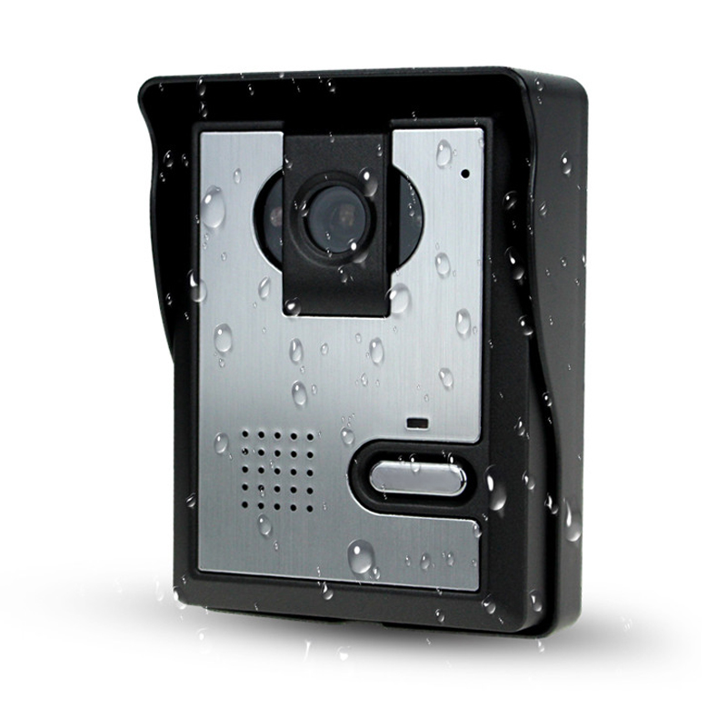 Envío Gratis, videoportero a Color, timbre de vídeo para exteriores, cámara de visión nocturna CMOS IR con caja impermeable para sistema de intercomunicación