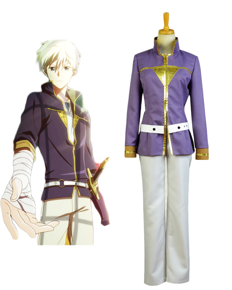 Akagami No Shirayukizinzen Wistaria Cosplay Snow White dengan Rambut Merah Zen Wistaria Kostum Cosplay Dibuat Sesuai Pesanan Ukuran
