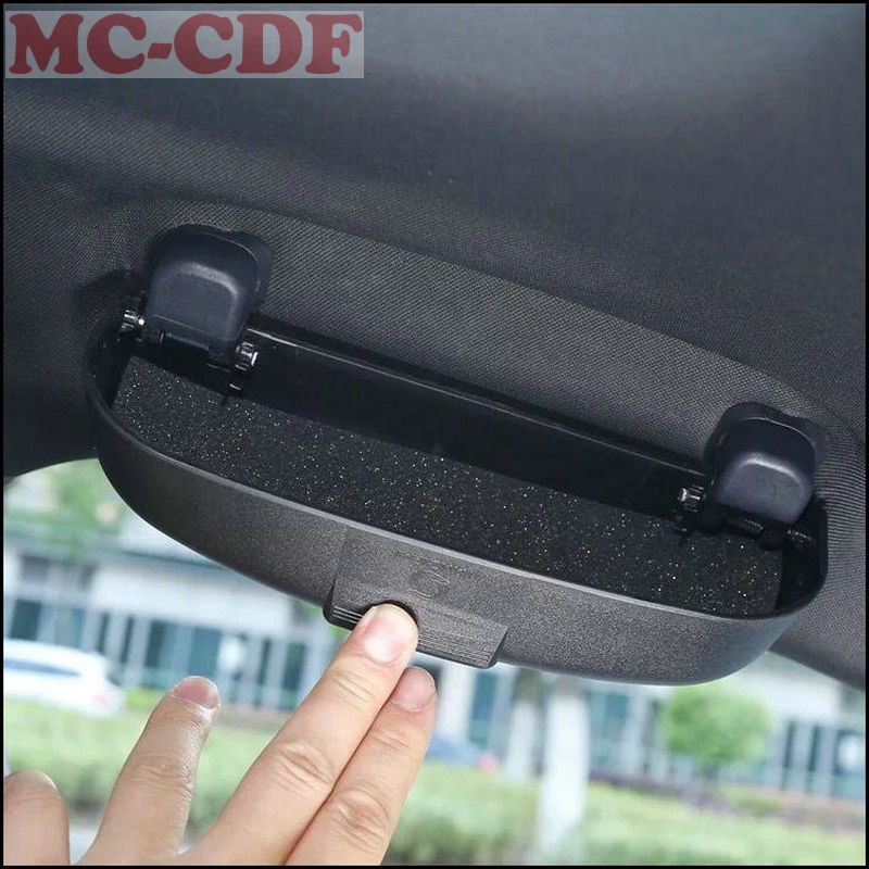 Hiasan mobil untuk VOLVO XC60 XC90 S60 V60 pemegang kacamata kotak penyimpanan aksesori suku cadang pengganti