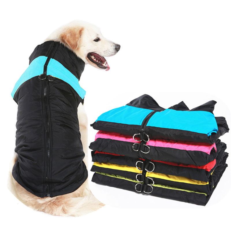冬のペットの犬服暖かい大型犬コート子犬服防水ペットベストジャケット小中大型犬ゴールデンレトリバー