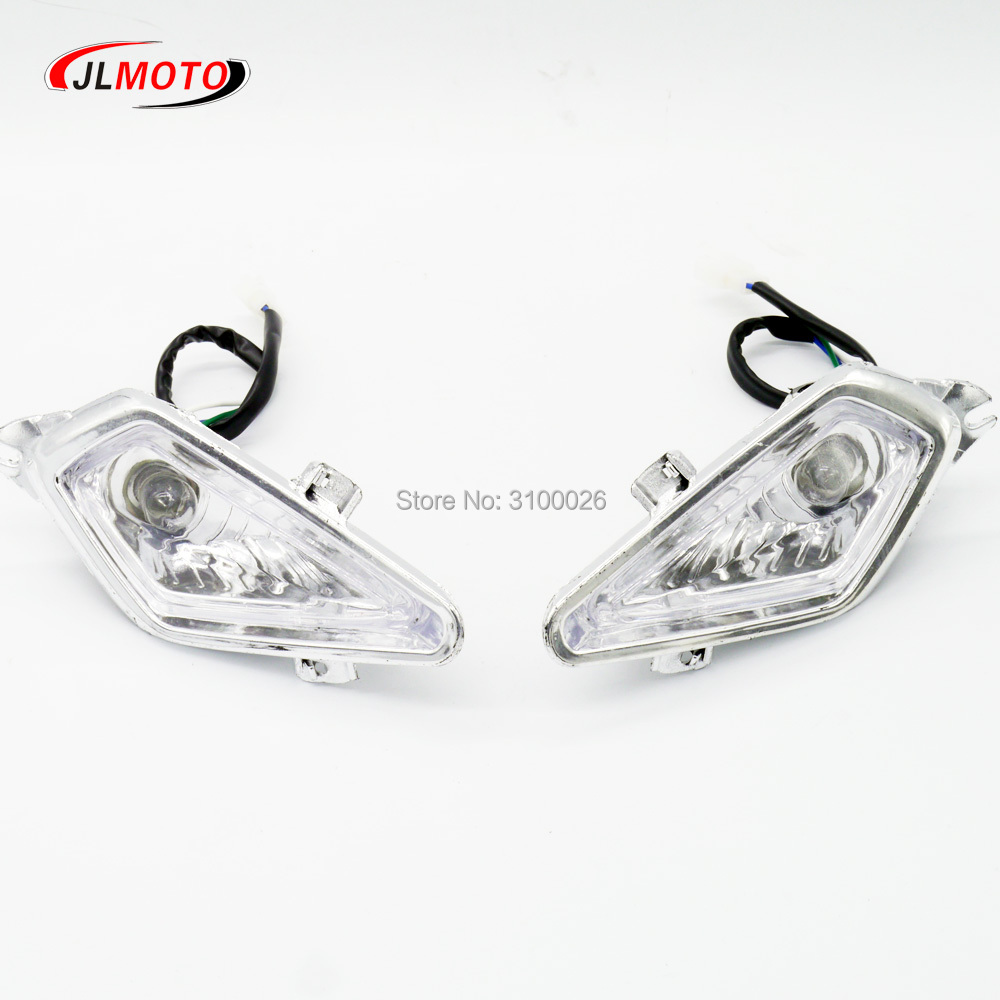 1 para/2 szt. Przednie światło Jinling Actionbikes Nirtro 50cc 70cc 110cc 125cc dzieci Mini ATV quad JLA-07-06 S-12 S-14 części