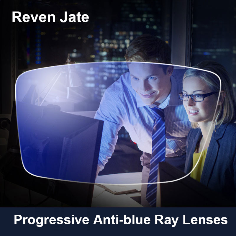 1.56 1.61 1.67 Gratis-Van Multifocale Progressieve Anti-Blue Ray Recept Optische Brillen Brillen Lenzen 1 Paar Lenzen