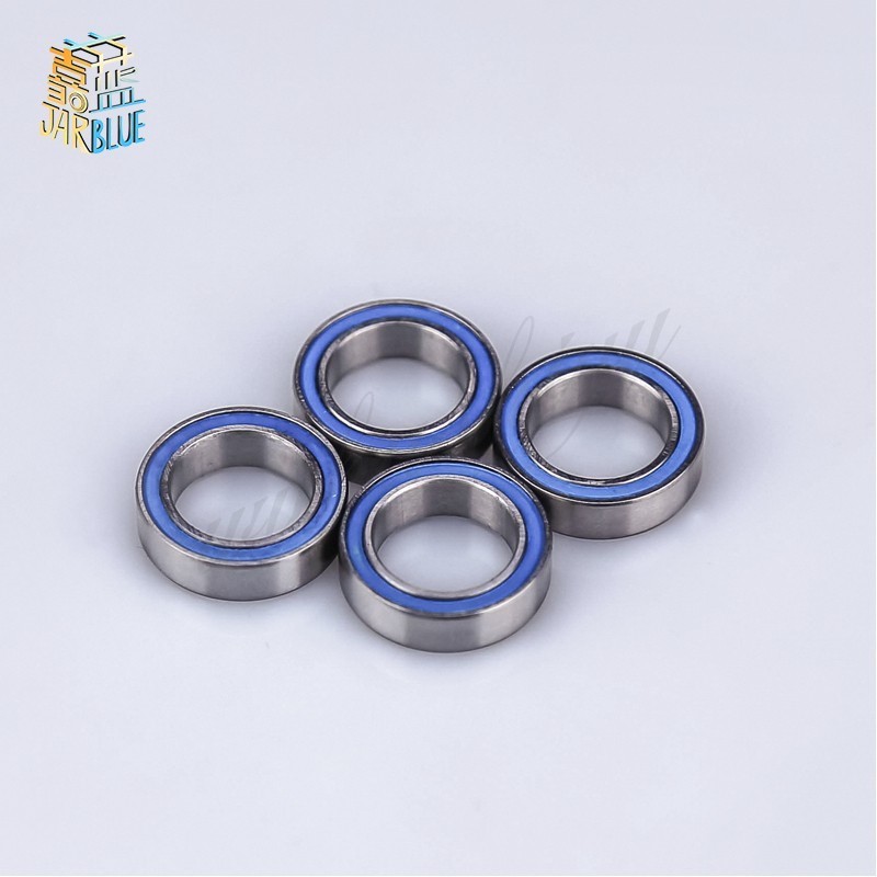 10 Uds 10X15X4 6700 2RS ABEC3 10X15X4mm sellos de goma azul modelo de rodamiento por JARBLUE