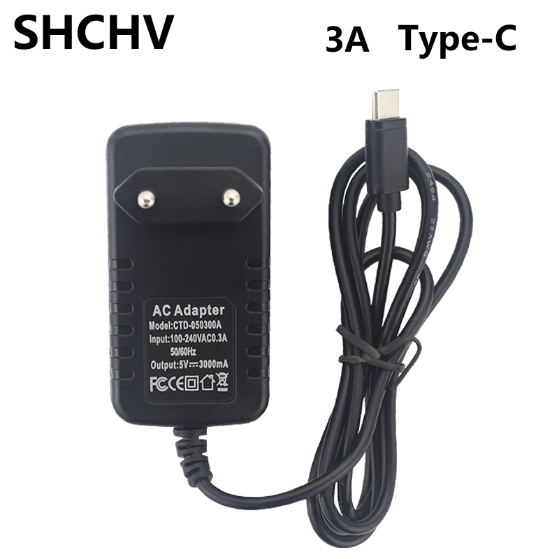 Raspberry Pi 4 Điện Loại-C 5V 3A Đầu Ra 100-240V Cung Cấp Điện Đầu Vào EU Mỹ Anh Âu Cắm Cho Raspberry Pi 4 Mẫu B