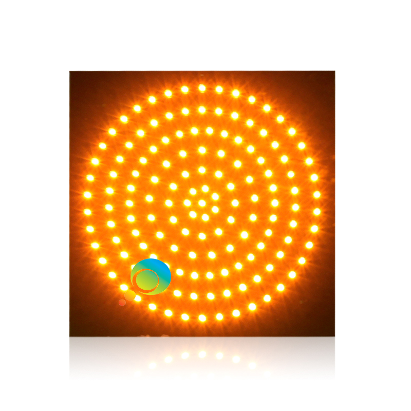 DC12V CE RoHS genehmigt hohe qualität gelb PCB board LED verkehrs signal licht