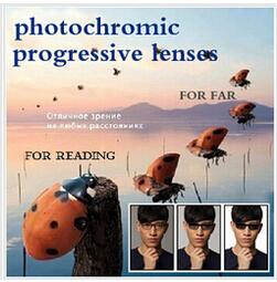 Übergang kostenloser form progressive linsen index 1,61 photochrome progressive linsen breiteren fokus winkel multi-fokus ohne linie