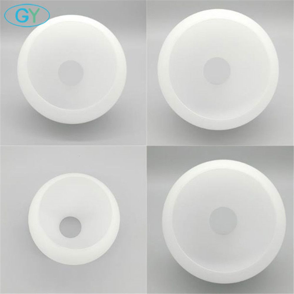 D4cm D3cm Öffnung Weißer Globus Glas Lampenschirm E27 E14 Milchglas Lampenschirm Ersatzteil Beleuchtungszubehör für Kronleuchter