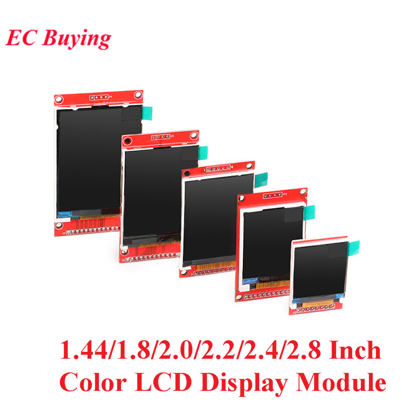 1,44/1,8/2,0/2,2/2,4/2,8 3,2 3,5 Zoll TFT Farbbildschirm LCD Display Laufwerk ST7735 ILI9225 ILI9341 Schnittstelle SPI 128*128 240*320
