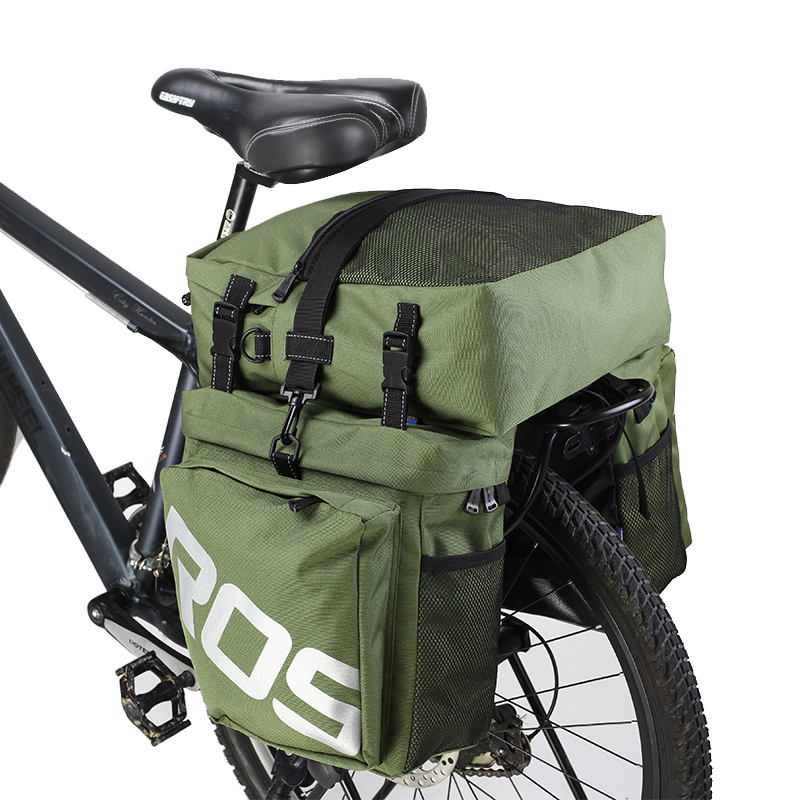14892 14892SA SMountain Road Bicicleta 3 em 1 Malas Trunk Ciclismo Duplo Lado Traseiro Rack Cauda Assento Pannier Pack Bagagem Transportadora