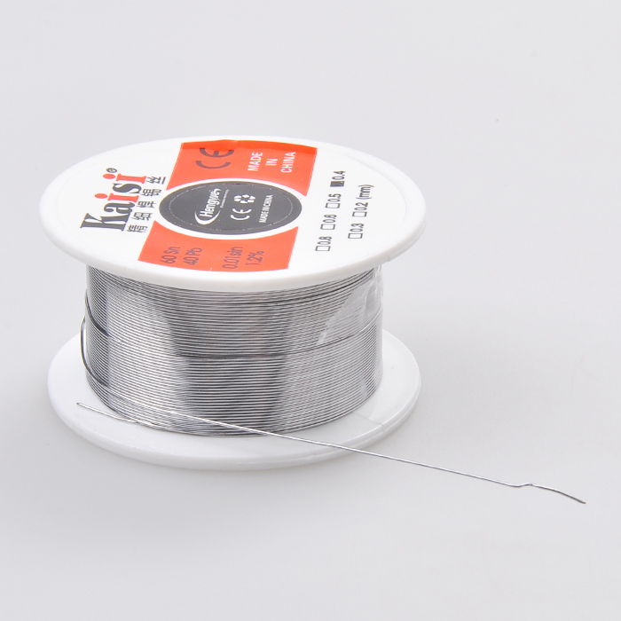 Kaisi 0.3/0.4/0.5/0.6Mm Kawat Solder Fluks 1.2% Kawat Solder Halus Kawat Solder Timah Sn60 / Pb40 untuk Pekerjaan Pengelasan Yang Tepat
