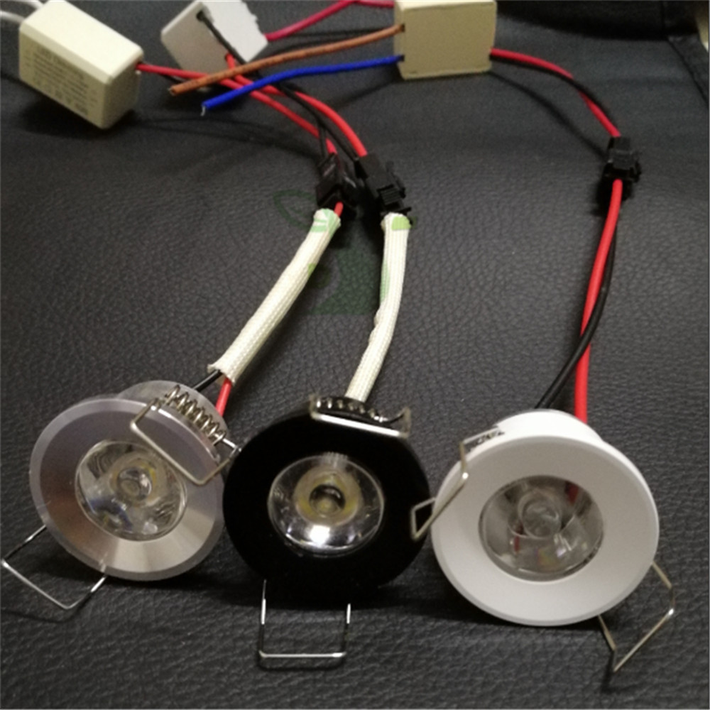 Đèn LED Mini Đèn Dưới Tủ Đèn 1W 3W Cho Ốp Trần Đèn Đèn AC85-265V Mờ 27Mm Xuống đèn Lái Xe