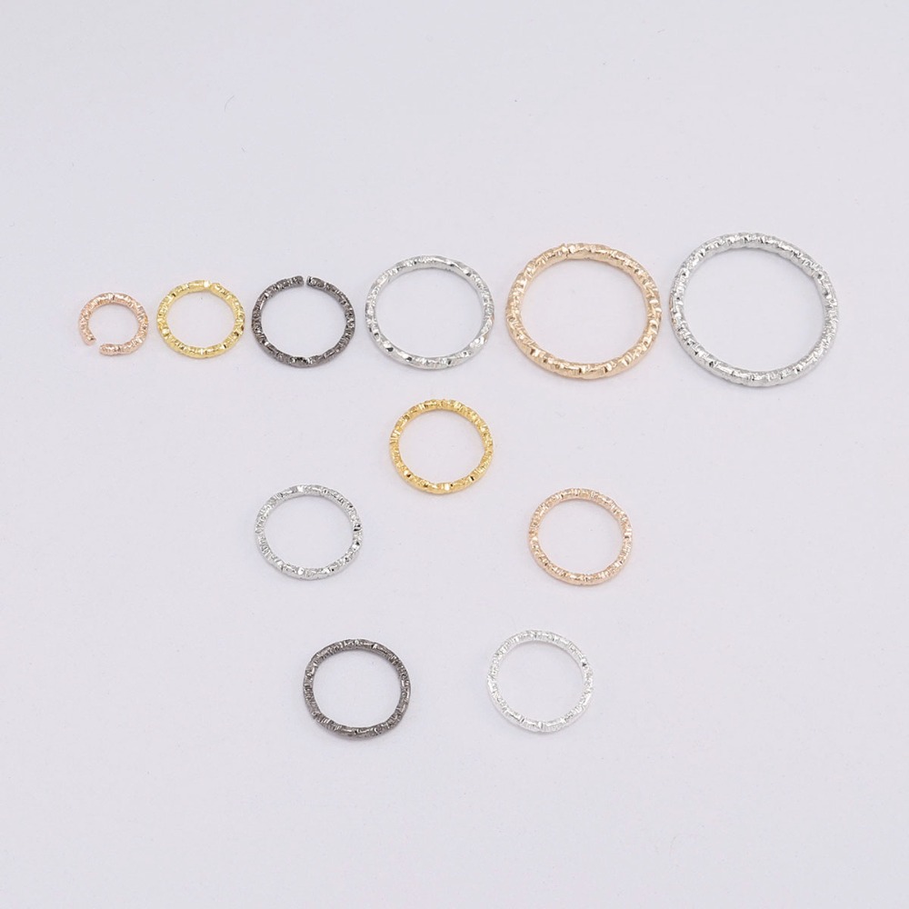 8-20mm 100 stuks Open Split Ringen Ronde Ringetjes Twisted ringetjes Connector Voor Sieraden Ingrediënten Bevindingen levert DIY