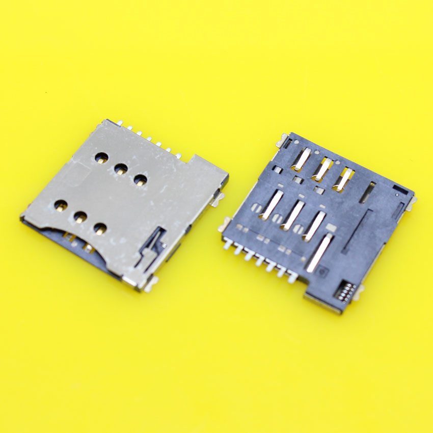 Cltgxdd 1 stück KA-285 echte hohe qualität 7pin push micro sim karte steckdose halter slot ersatz stecker