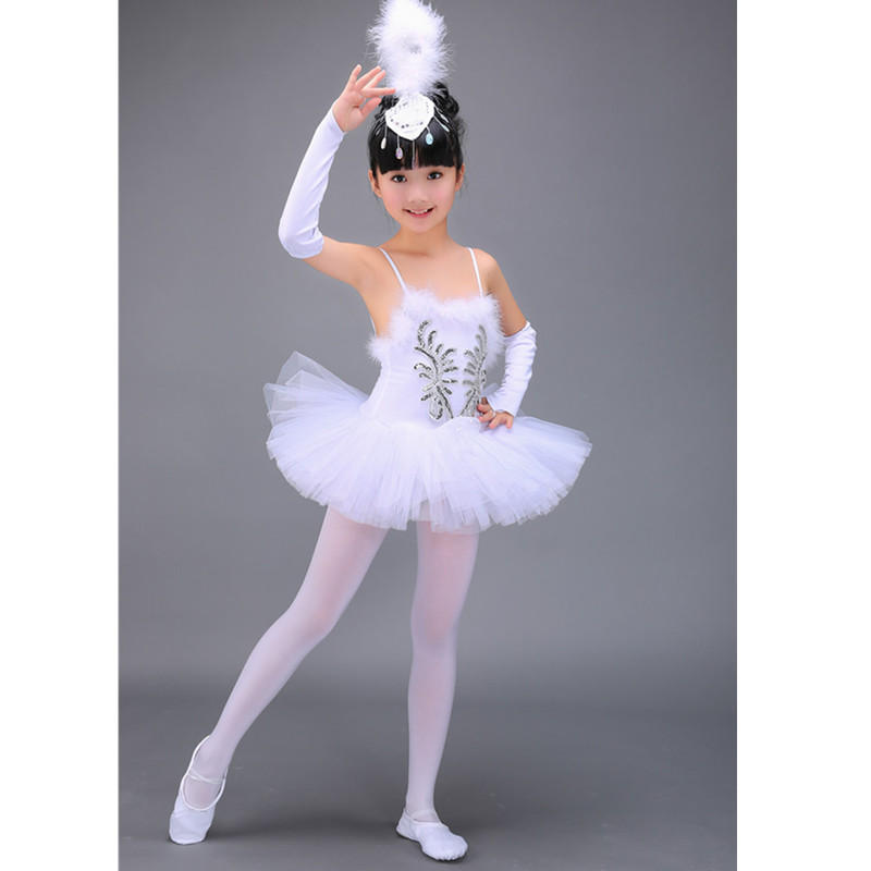 子供プロフェッショナル白白鳥の湖バレエチュチュ衣装女の子バレリーナドレス子供バレエドレスダンスウェアダンスドレス女の子のための